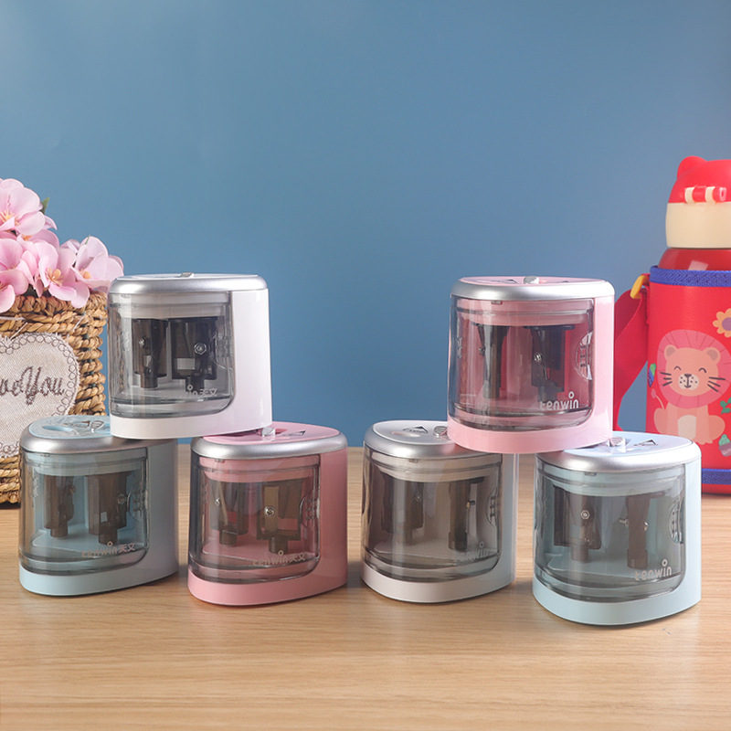 Electric pen sharpener, automatic plastic pencil sharpener, art painting pencil sharpener, student supplies pencil sharpener, pen sharpener pic 8