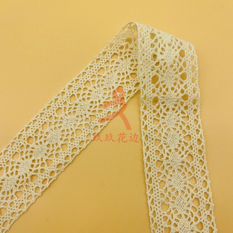 Factory direct sales of hollow double-sided small tooth cotton thread lace round edge machine, cotton edge clothing and home DIY accessories pic 8
