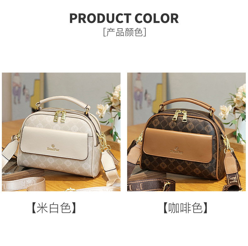 厂家2023新款女包宽肩带小方包女单肩斜跨包手提包包女潮一件代发详情8