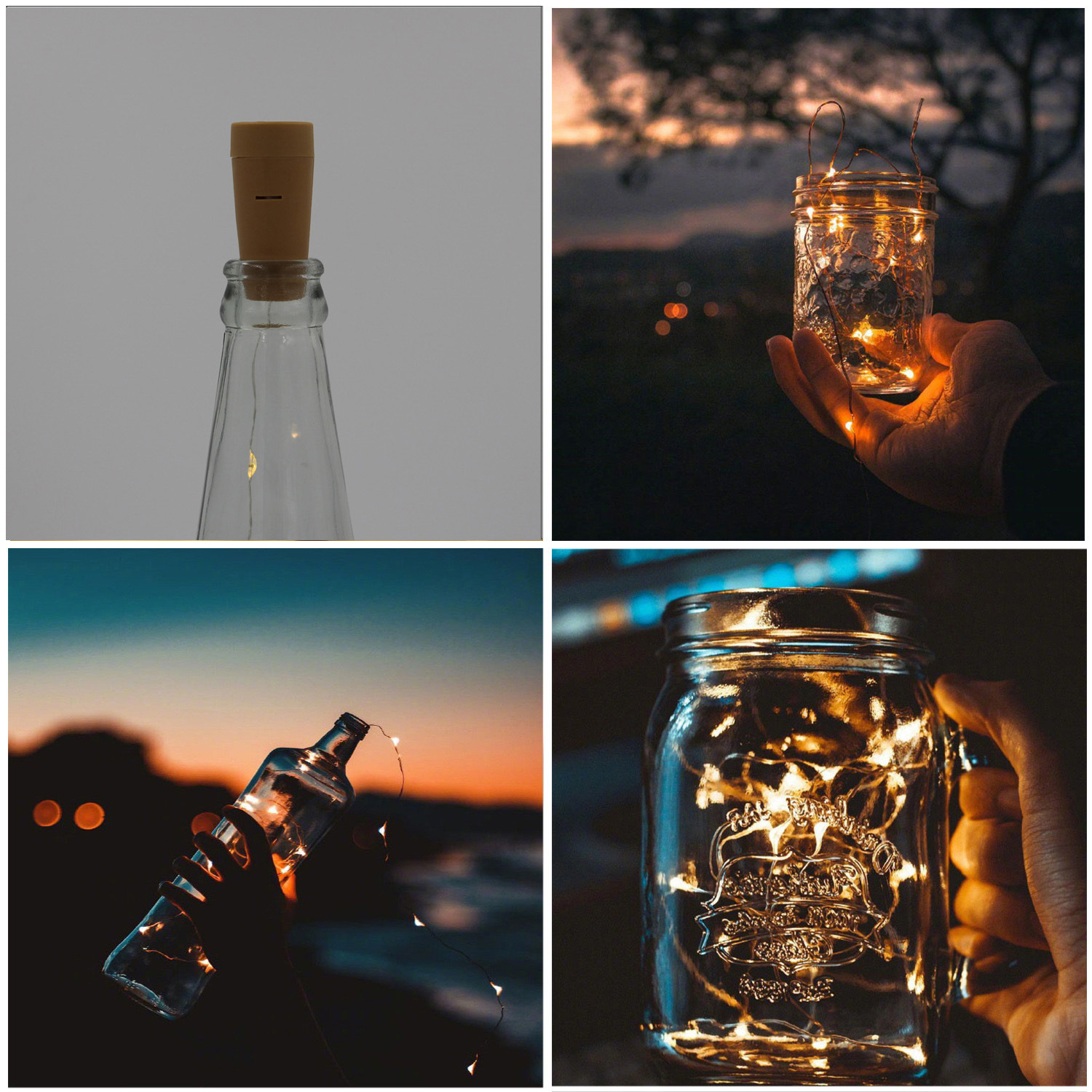 New solar bottle stopper light string with 10 or 20 lights, waterproof Christmas led copper wire light, wine bottle stopper decorative light string pic 13