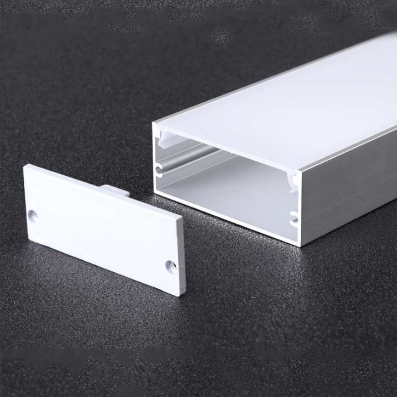 Wholesale of LED strip light aluminum material kits, led strip light shells, aluminum grooves, embedded hard light strip shell kits pic 27