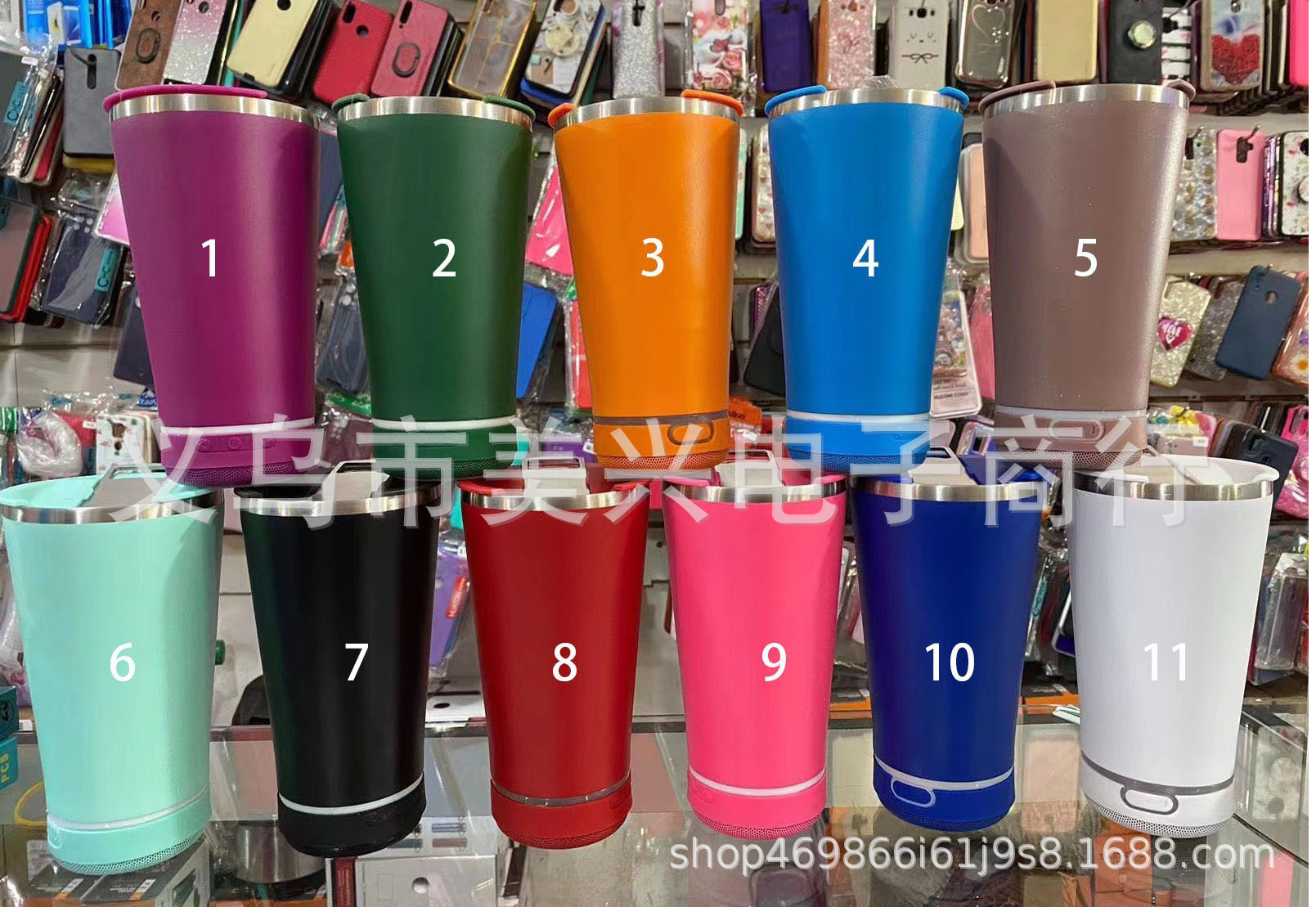 Bluetooth speaker, car cup audio system, car cup, water cup, waterproof Bluetooth audio system, RGB seven-color waterproof audio system, 30oz ice king cup, 316 insulated cup pic 4