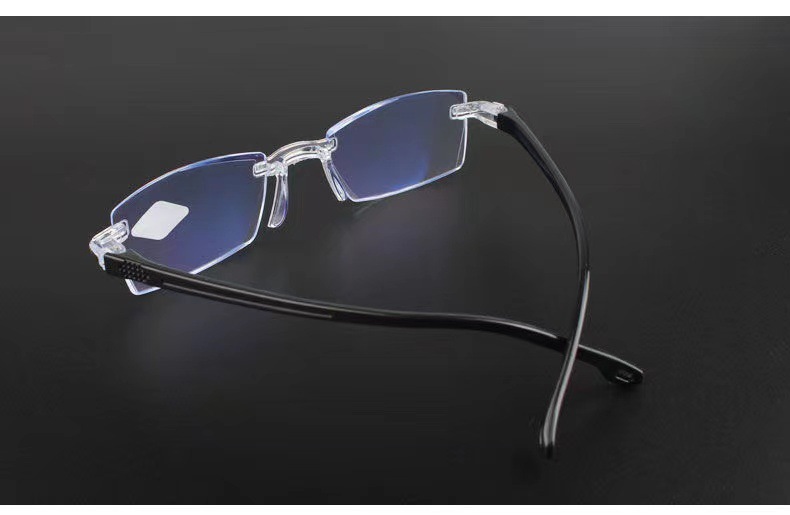 新款智能变焦无框切边老花镜跑江湖地摊老花眼镜防蓝光老花镜批发详情13