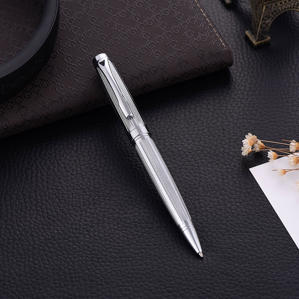 New fashionable and creative ballpoint pen, business ballpoint pen customization company LOGO, rose gold metal ballpoint pen pic 13
