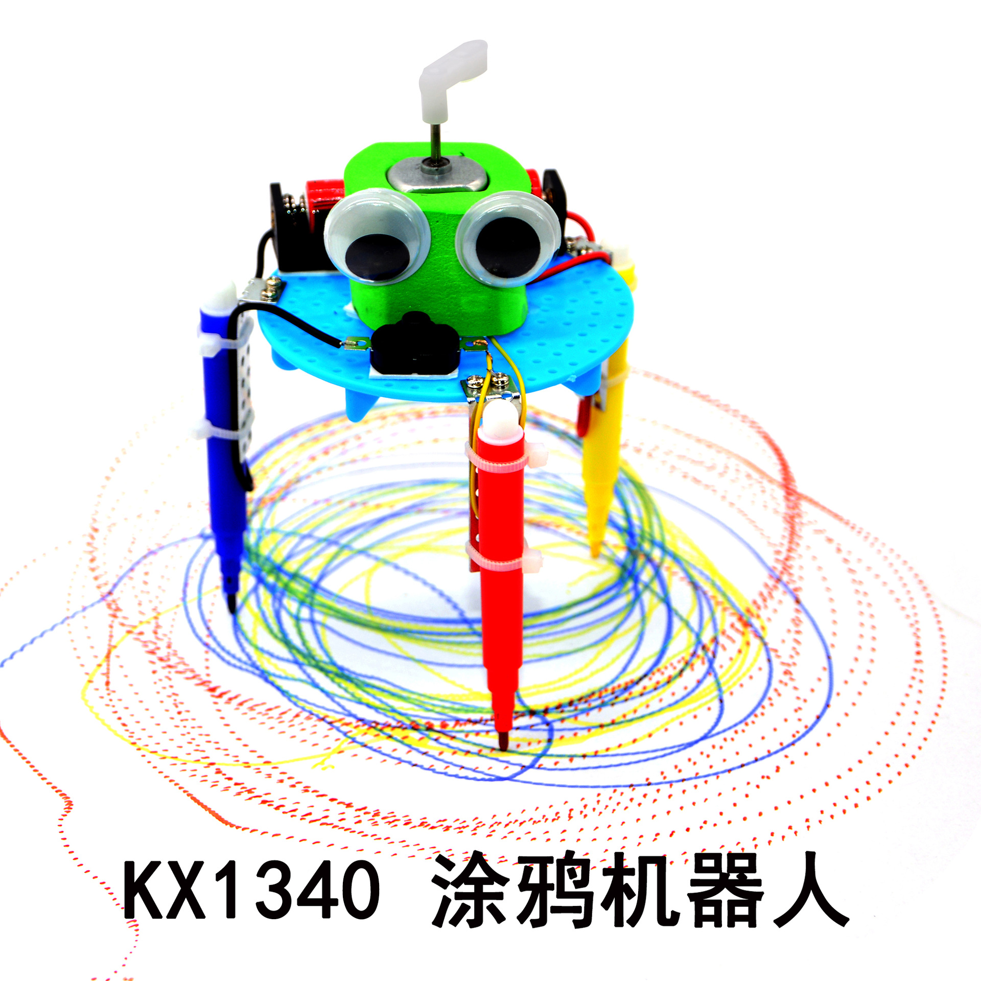 手摇泡泡机 穿越火线 两轮平衡车爬虫机器人七彩光纤灯涂鸦机器人详情17