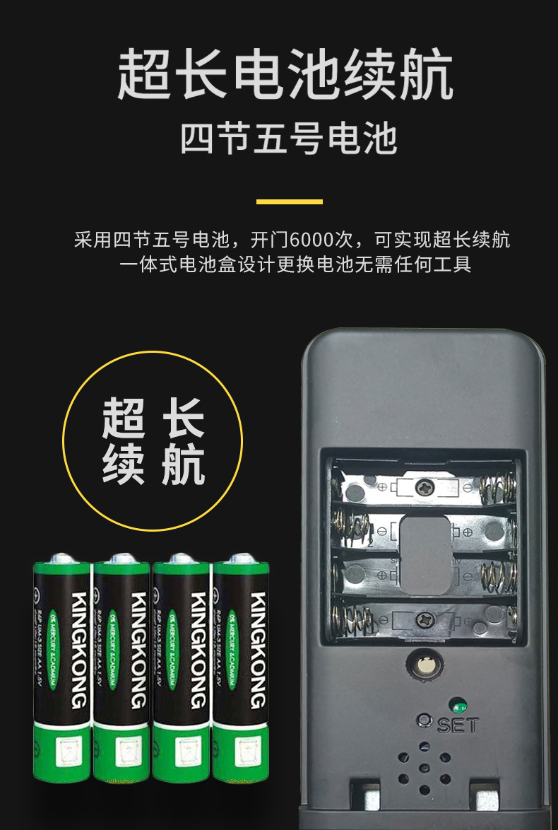 TTLOCK通通锁指纹锁批发酒店公寓短租民宿智能锁厂家批发详情9