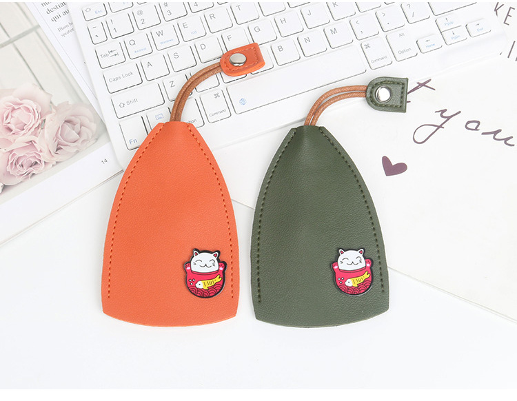 时尚创意抽拉式卡通可爱个性女士汽车钥匙包收纳大众奔驰小巧迷你详情13