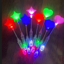 Glowing glow sticks, heart-shaped five-pointed stars, concert flashing sticks, toys, glowing sticks, cheering props pic 1