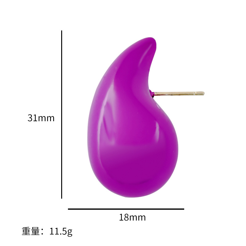 Amazon's best-selling sunflower seed water drop earrings, niche European and American high-end design stud earrings, elegant cross-border earrings wholesale pic 17