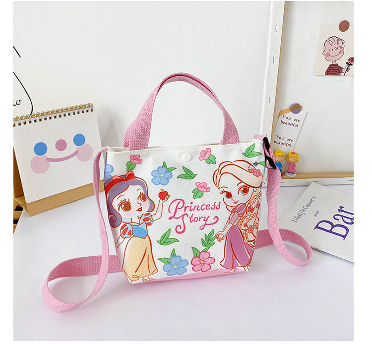 卡通帆布休闲斜挎背包儿童手提袋 库洛米双子星可爱单肩包包包详情22