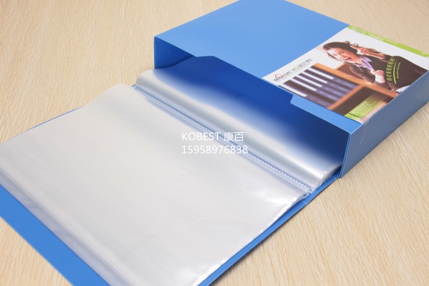 Aliexpress supply KOBEST Kangbai A4-100 page high-end information booklet Insert folder bag A3510E pic 33