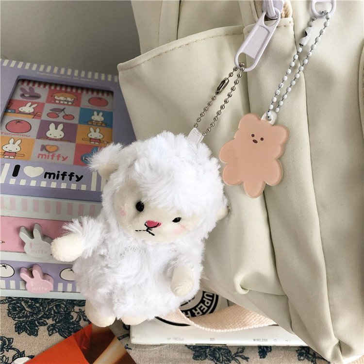 Japanese-style ins campus school style, fresh and cute, cute cow with earbuds, soft girl schoolbag, funny student backpack pic 89