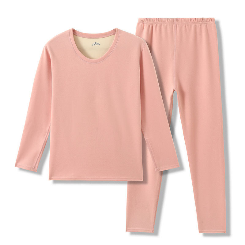 HD秋冬德绒保暖内衣男女士套装AB面圆领秋衣秋裤T9908高详情17