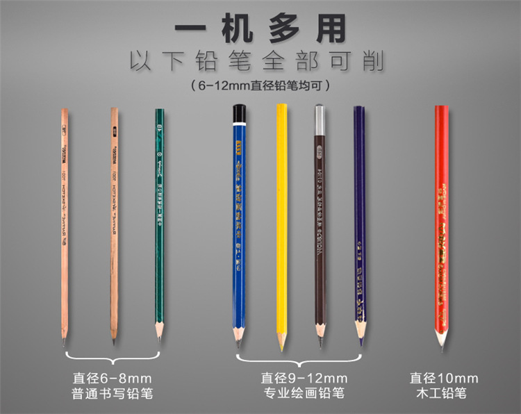Electric pen sharpener, automatic plastic pencil sharpener, art painting pencil sharpener, student supplies pencil sharpener, pen sharpener pic 11
