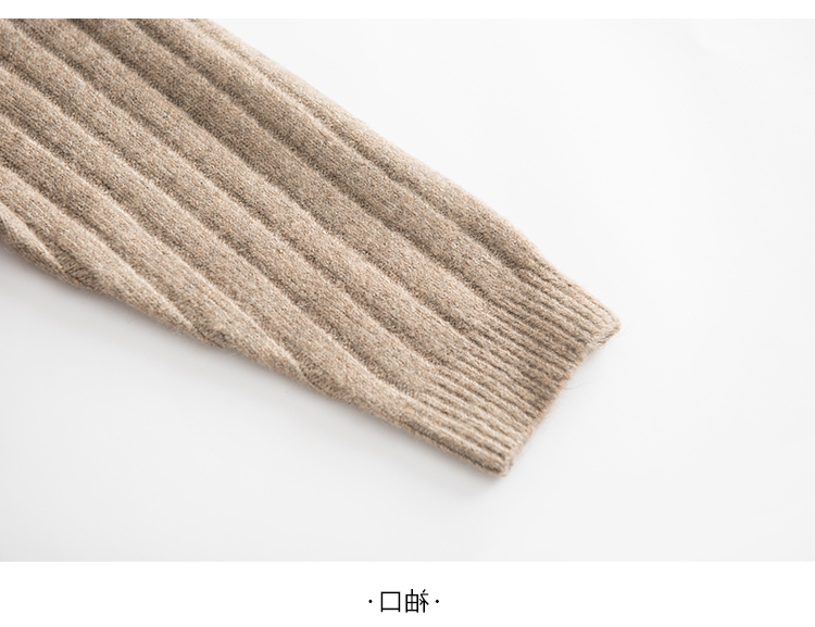 卫衣裙女秋冬连帽加厚长款毛衣裙过膝大衣内搭打底针织连衣裙宽松详情7