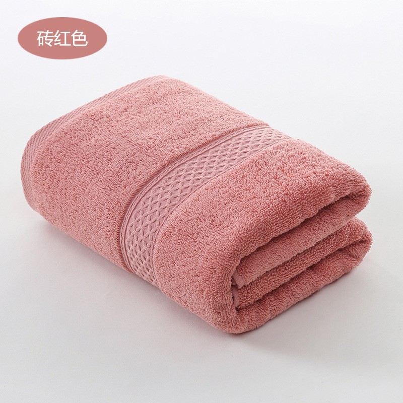 Wholesale pure cotton bath towels 80*160 thickened and enlarged bath towels with water absorption. Wholesale pure cotton bath towels for home use, hotels and beauty salons pic 21