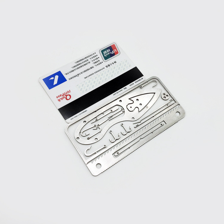 Cross-border new in-stock fishhook cards, multi-functional fishhooks, fishhook model plates, etched fishhooks can be processed according to samples pic 16