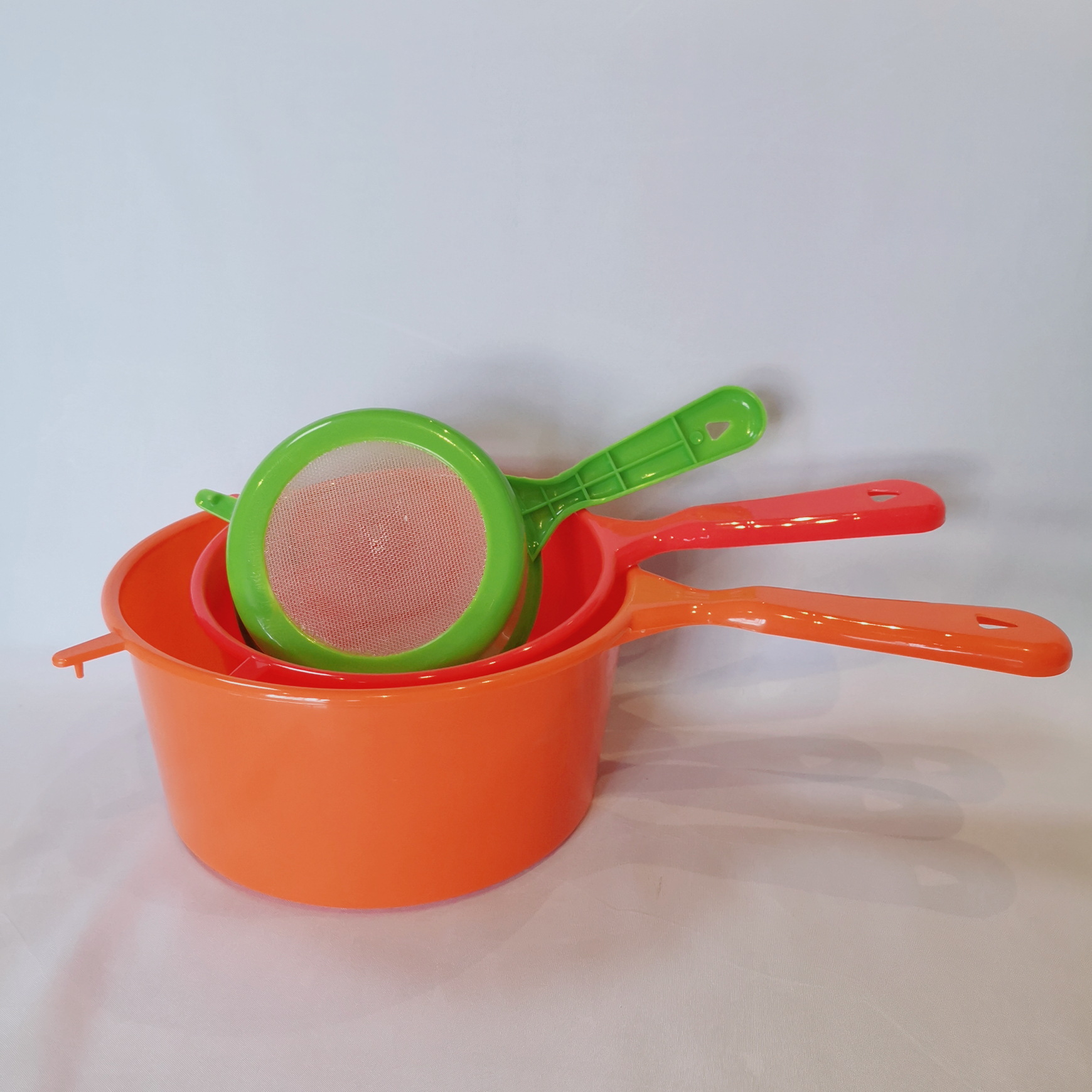 Flour sieve, soy milk filter, residue filter, fine strainer, kitchen household plastic screen, 30-mesh baking tools pic 11