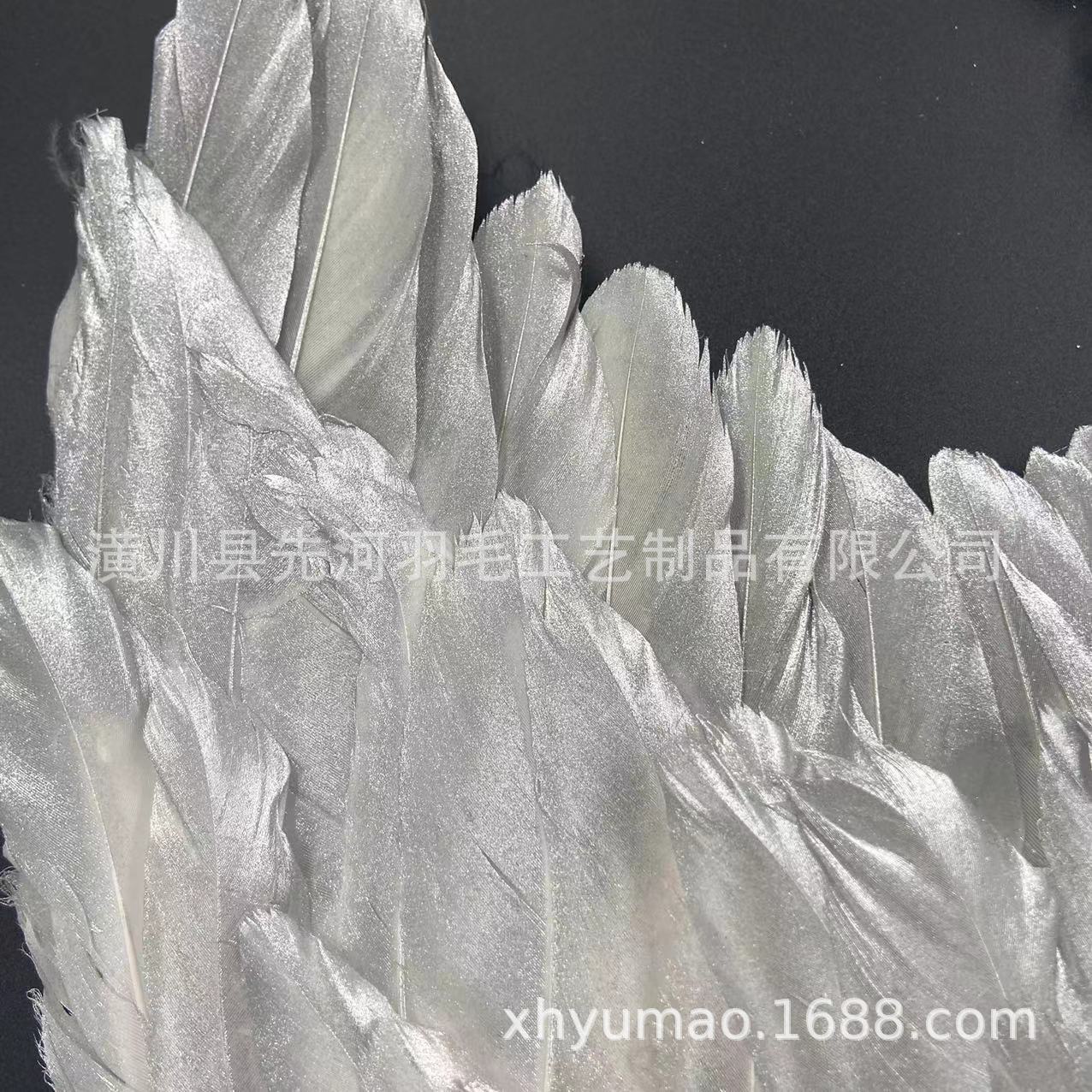 金色银色羽毛天使翅膀六一儿童节狂欢节万圣节圣诞节舞台表演走秀                              详情26