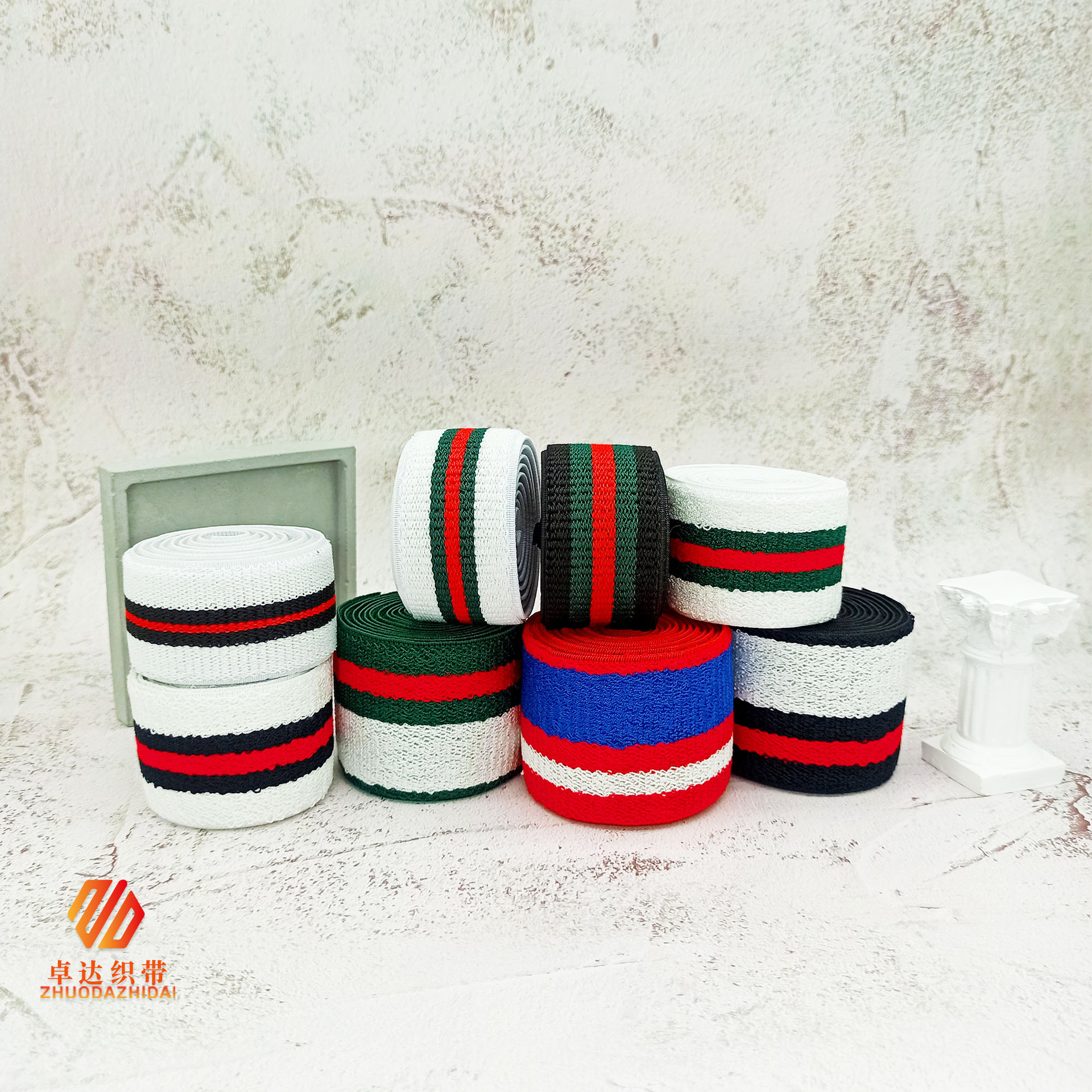 Wholesale leopard print fashionable jacquard elastic bands, plush rabbit fur skin-friendly waist and head decorative elastic webbing from the manufacturer pic 8