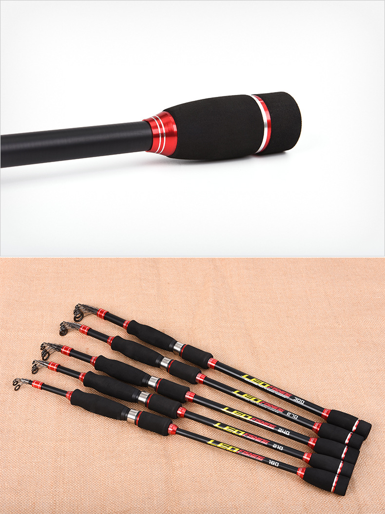 27772 LEO/ Leou [Retractable Lull Rod] Portable short-section retractable sea fishing rod and fishing gear wholesale export pic 9