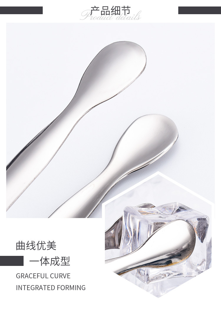 410不锈铁/304不锈钢方糖夹小冰夹 现货加厚没毛刺冰块冰桶夹子冰钳详情21