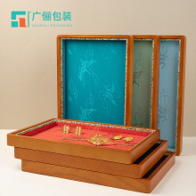 Creative LED light jewelry box, jewelry accessory packaging box, ring box, pendant accessory box, bracelet and necklace storage box pic 1