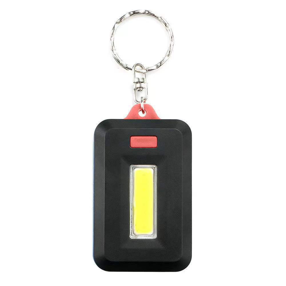New outdoor hiking lights, camping and cycling portable mini COB keychain lights, small work lights, gift wholesale pic 2