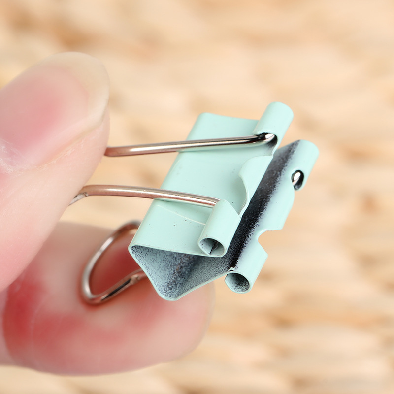 Business office folder, multi-functional long-tail clip, book clip, student study classification, color dovetail clip wholesale pic 9