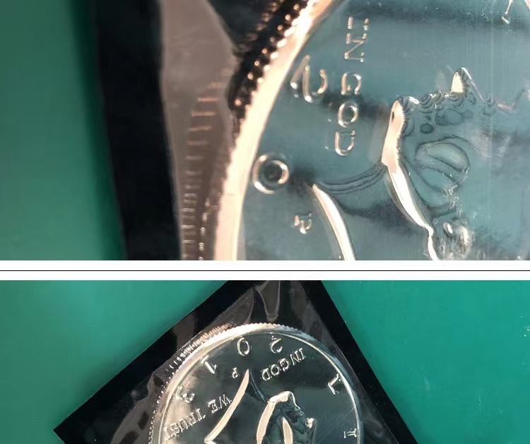 硬币魔术小变大道具批发3寸7厘米空手出硬币变大儿童道具近景魔术详情4