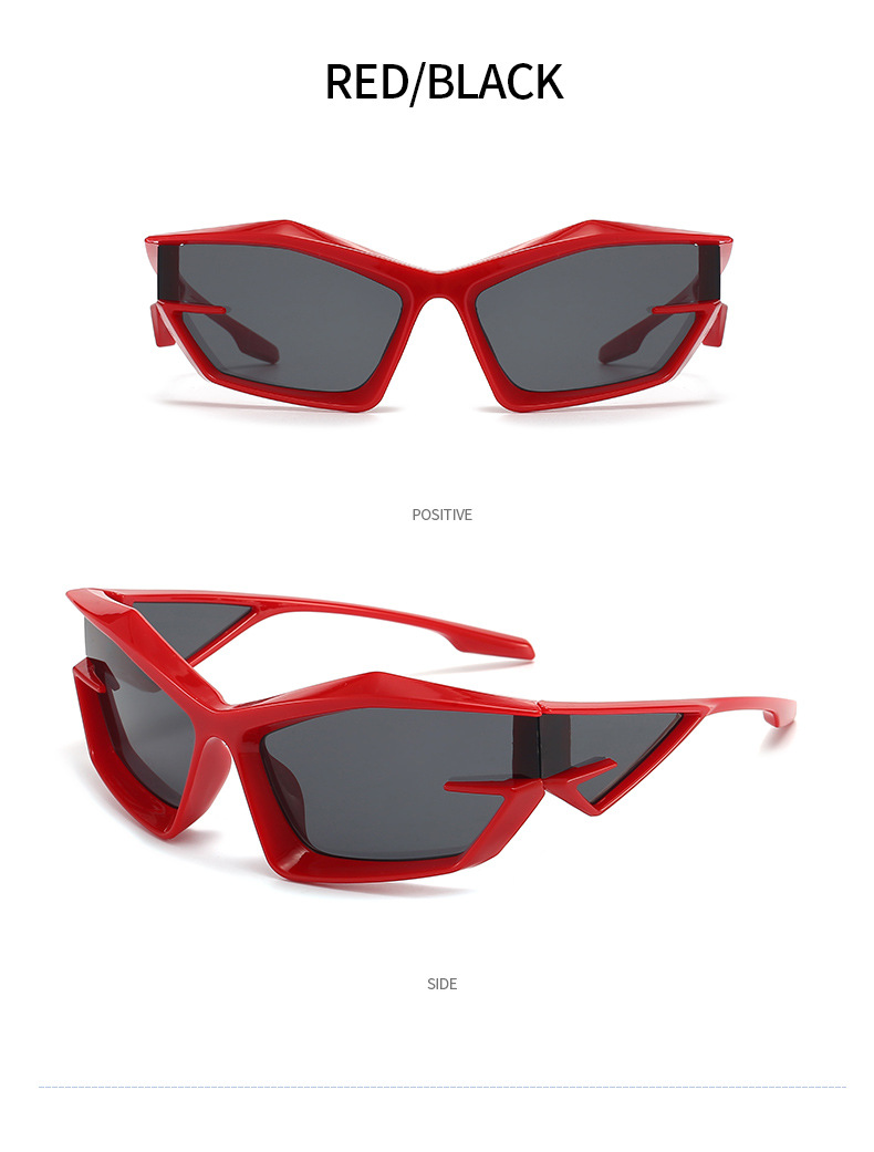 2022 New European and American futuristic tech sunglasses Y2K street style fashion show sunglasses, cross-border heterosexual sunglasses pic 17