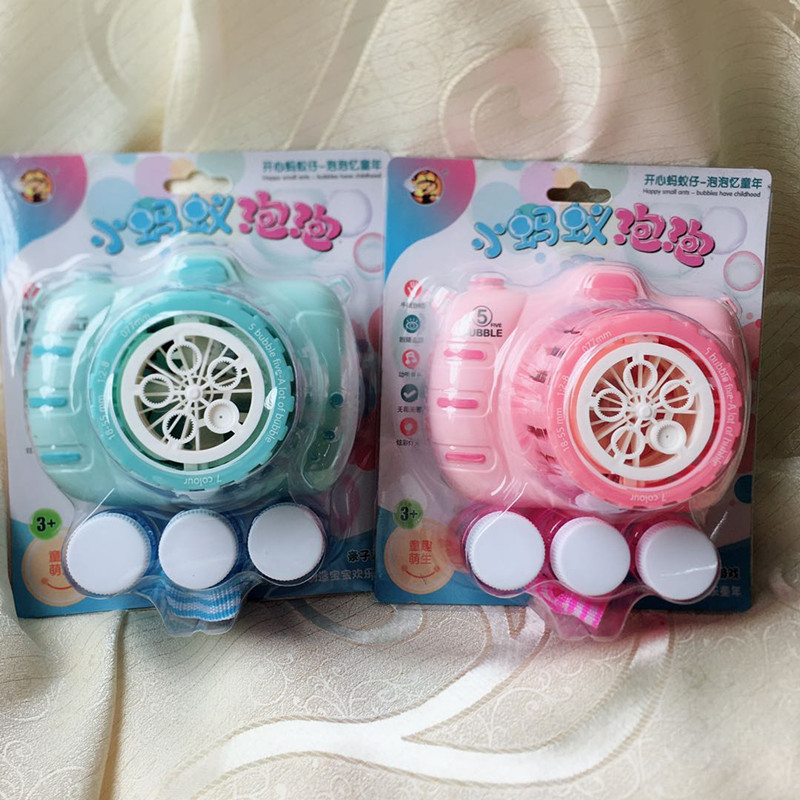 Little Ant Electric five-hole bubble-blowing Camera, a fully automatic camera with light, music and a large bubble gun pic 2