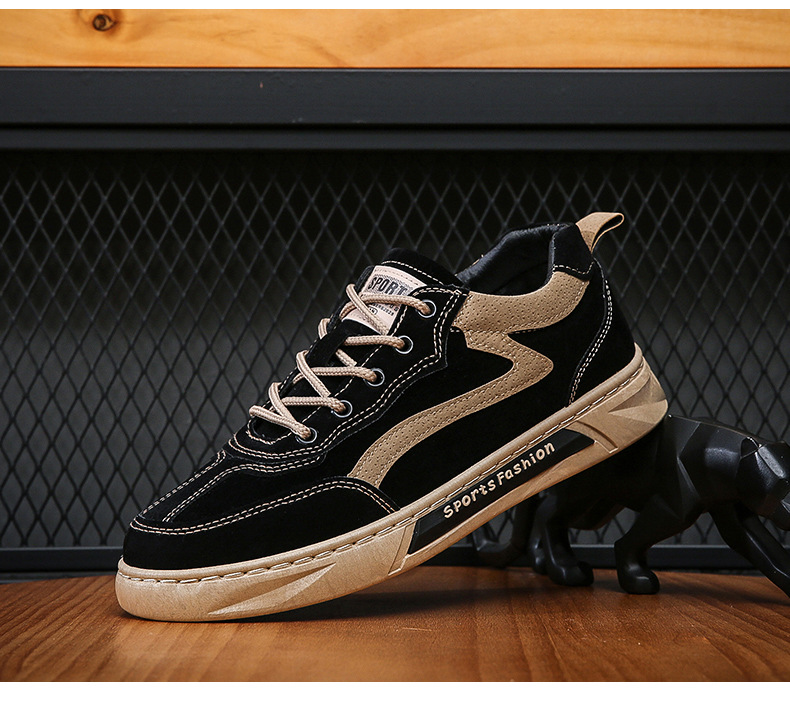 新款工装鞋男2022新款秋冬时尚休闲运动男士板鞋百搭劳保鞋YF902详情23