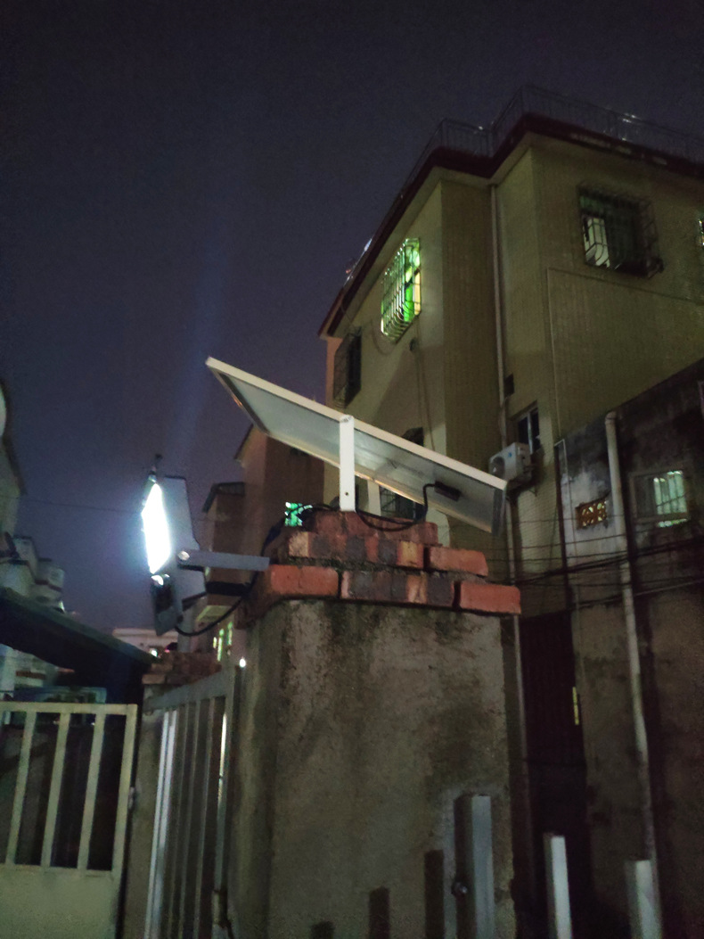 led庭院灯太阳能投光灯60W户外路灯100W花园壁灯光感应广场灯200W详情10