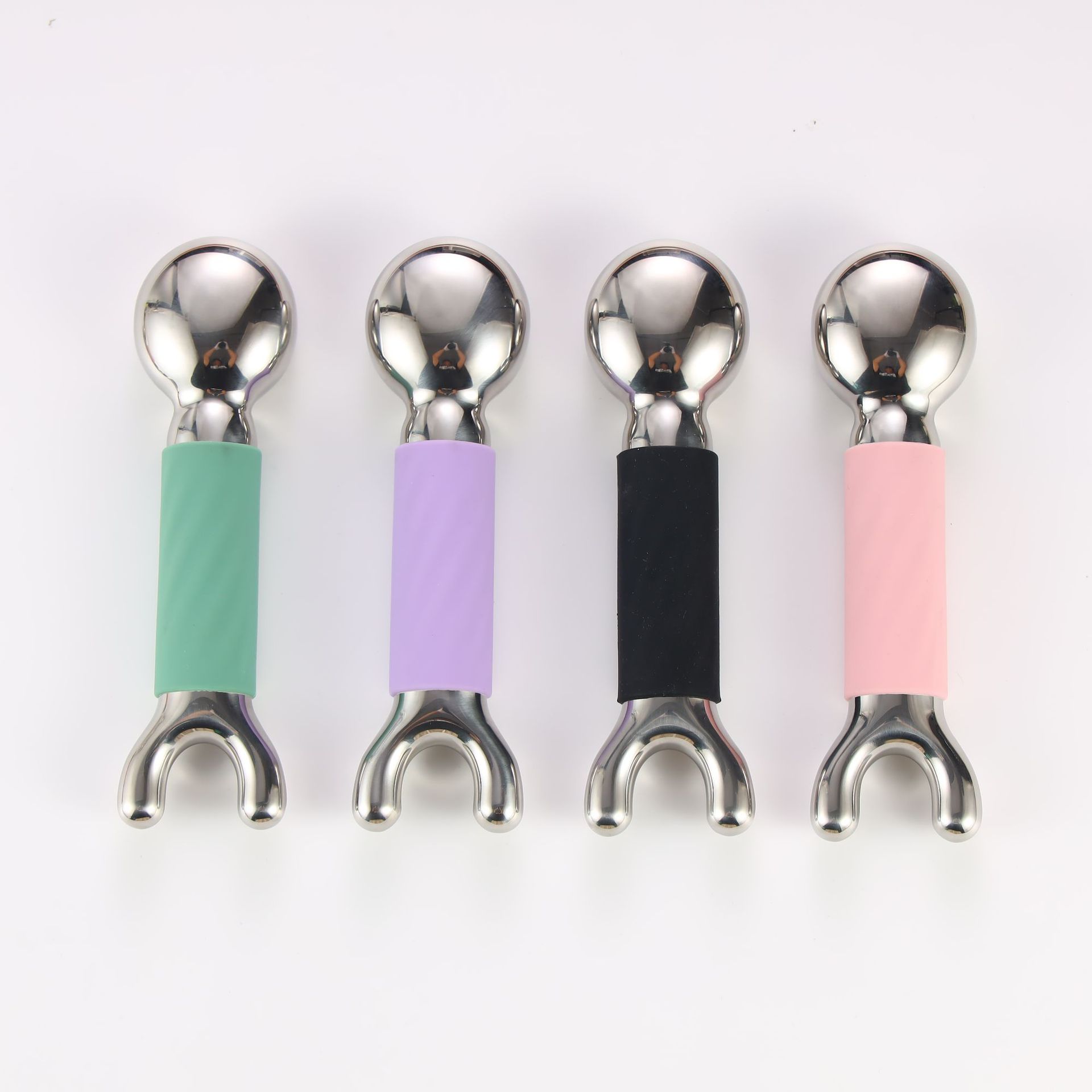 Customized new stainless steel ice massage device, facial beauty ice hammer, cold and hot facial skin care massage ice wave ball pic 14