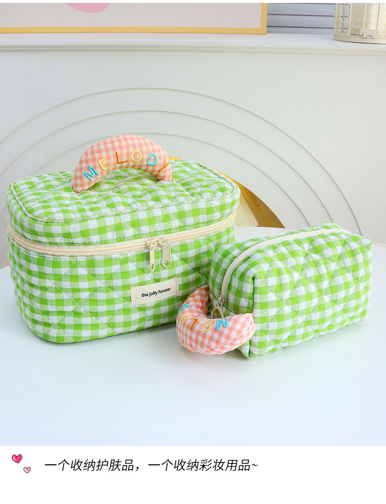 马卡龙色化妆包便携高颜值洗漱包大容量收纳包可爱ins化妆收纳袋详情14