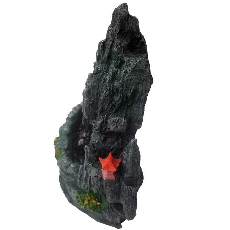 水族用品批发厂家批发鱼缸假山树脂造景装饰品瀑布流沙摆件详情32