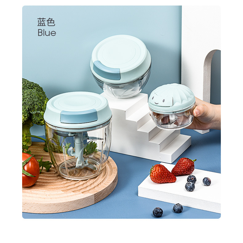 Garlic paste magic tool, garlic mince mixer, mini kitchen garlic mashing machine, manual garlic pulling machine, garlic and meat mince, small meat grinder for complementary foods pic 20