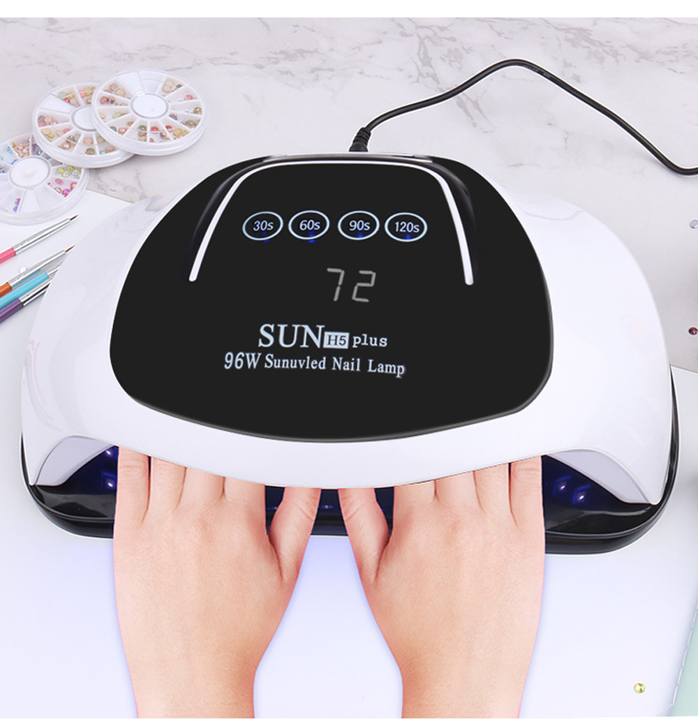 SUN H5 PLUS High-power LED hand-held nail art lamp, nail baking dryer and phototherapy machine, best-selling in foreign trade pic 3