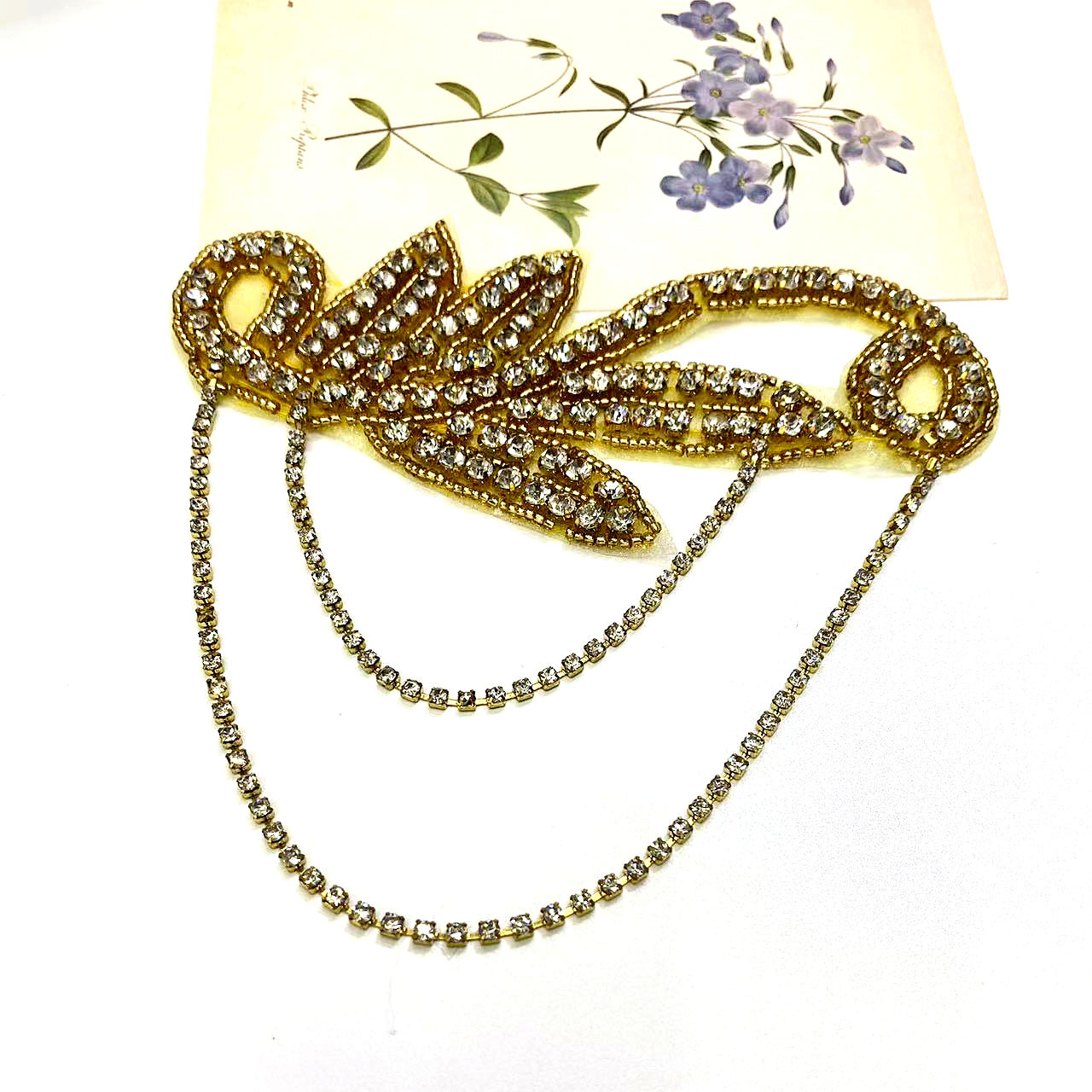 欧美跨境亚马逊热销款复古发带配件1920羽毛流苏发饰配件厂家直批详情4