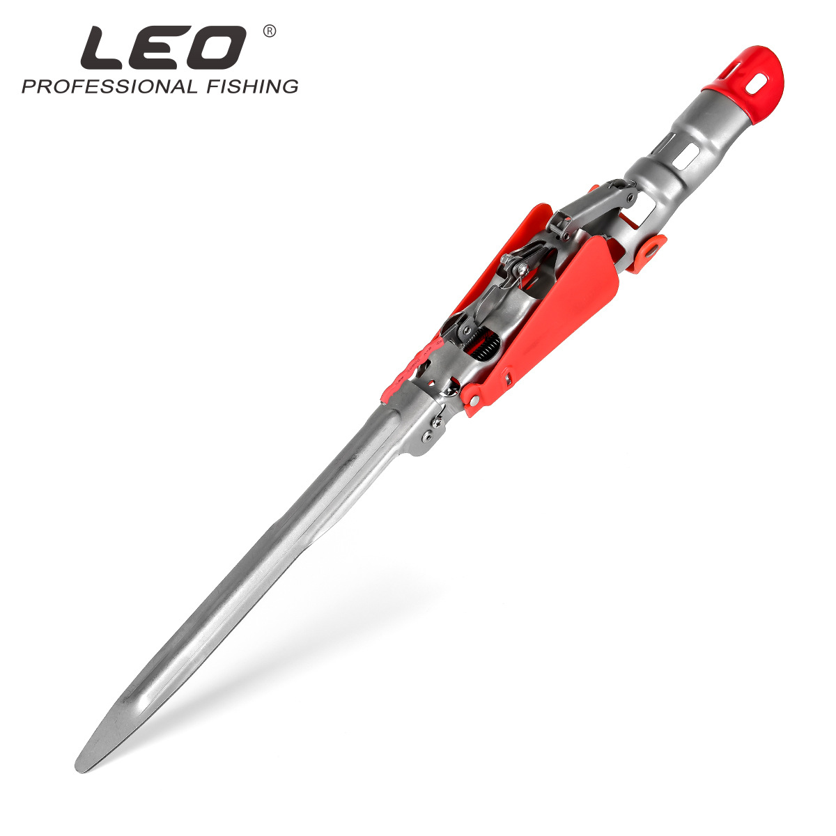 28006-5 LEO/ LeOU [5th Generation Folding Automatic Lifting Rod Stand] Stainless Steel Sea Rod Spring Stand pic 10