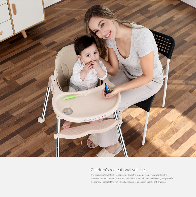 婴儿宝宝商用儿童餐椅酒店餐厅叠加餐桌椅家用饭店椅bb凳可吃饭详情17