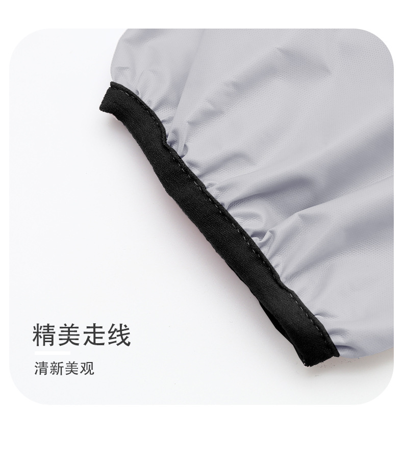 Wholesale of extended and enlarged waterproof sleeve sleeves in solid color, oil-proof, labor protection sleeves for men and women, adults and students pic 19