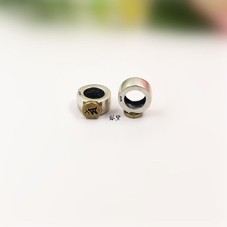 泰银磨砂十二生肖本命佛隔珠 (3)
