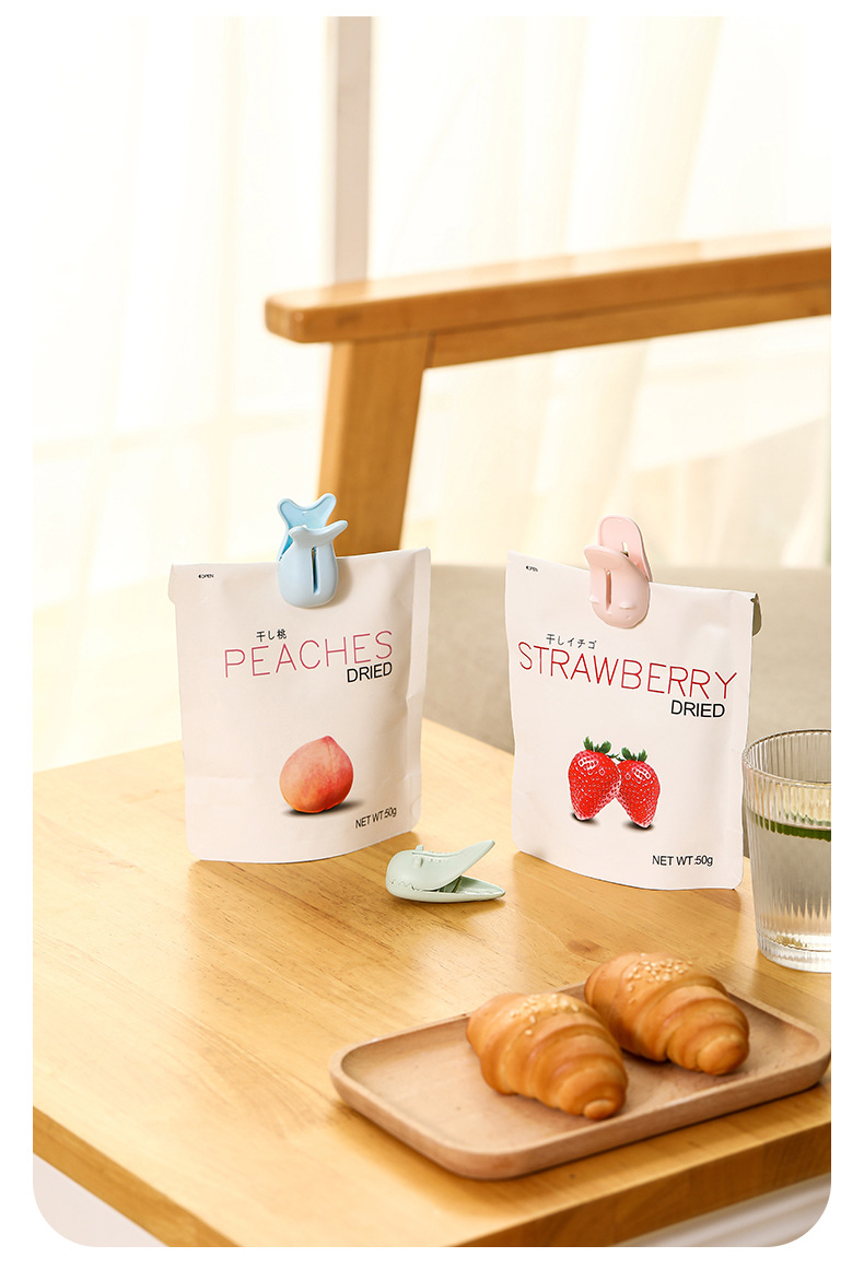 FaSoLa food bag sealing clip, milk powder snack sealer, kitchen food moisture-proof and dust-proof magnetic sealing clip pic 15