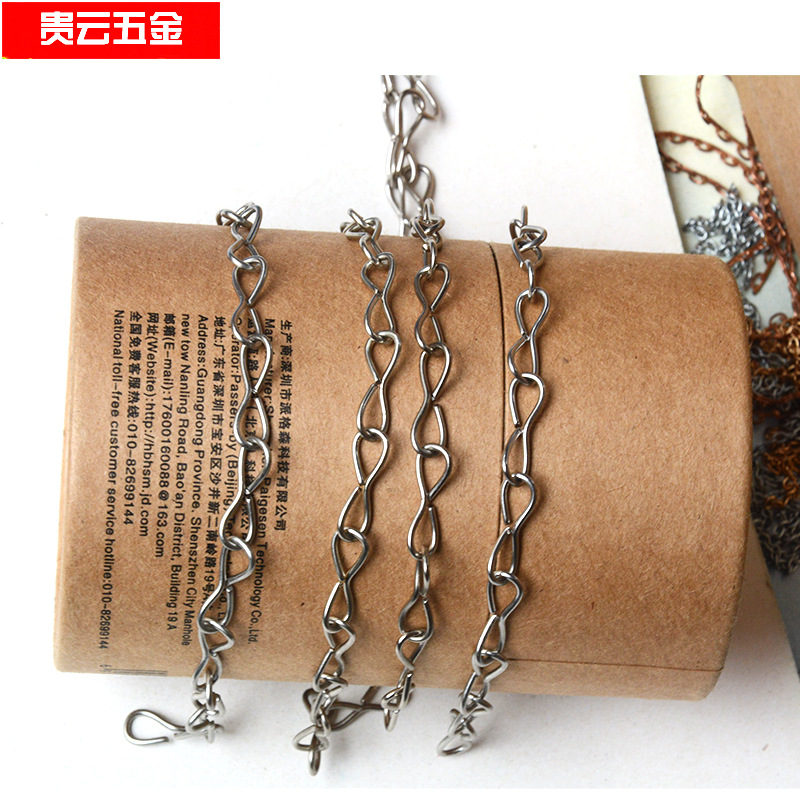 The manufacturer supplies a large quantity of metal chain accessories, hardware parts, and environmentally friendly electroplated specifications pic 5