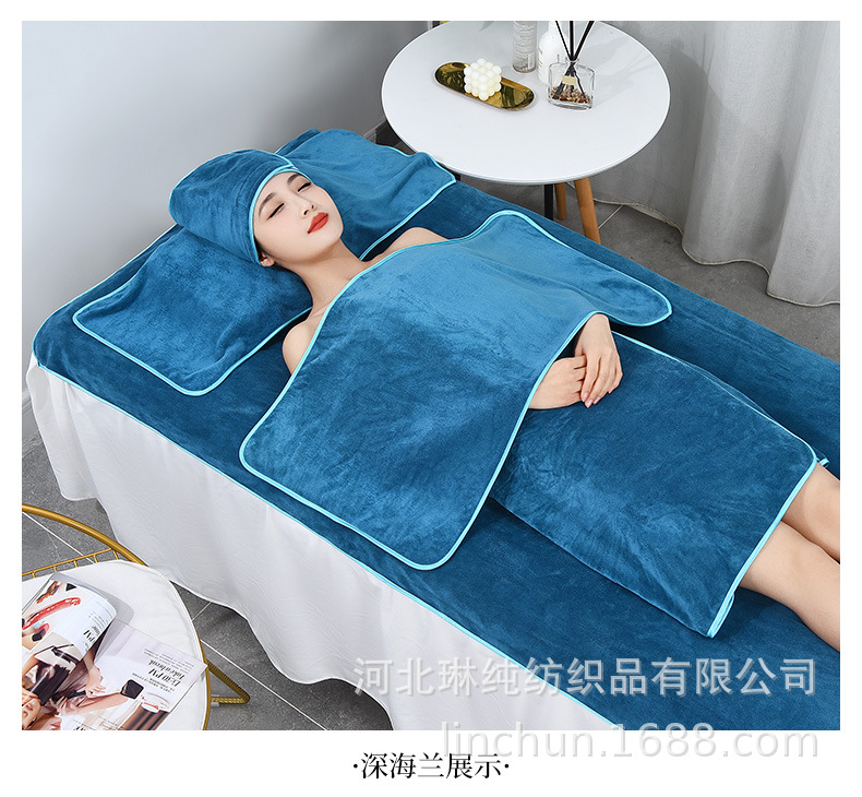 Beauty salon-specific towels with logo, beauty salon towels, bed towels, bath towels, bath skirts, fine fibers, soft and absorbent pic 40