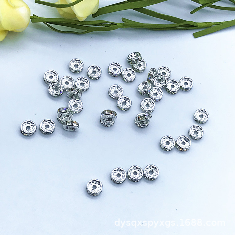 DIY jewelry accessories, iron-edge diamond ring necklaces, bracelets, shoes, clothing accessories, factory direct sales pic 5