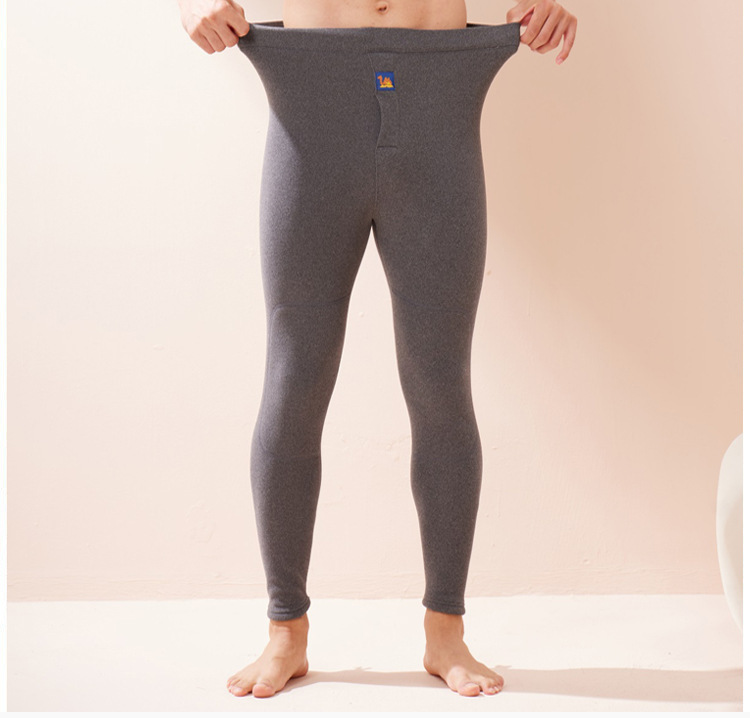 保暖裤女士加厚加绒棉裤冬季内穿棉毛裤男士羊羔绒驼绒打底裤秋裤详情31