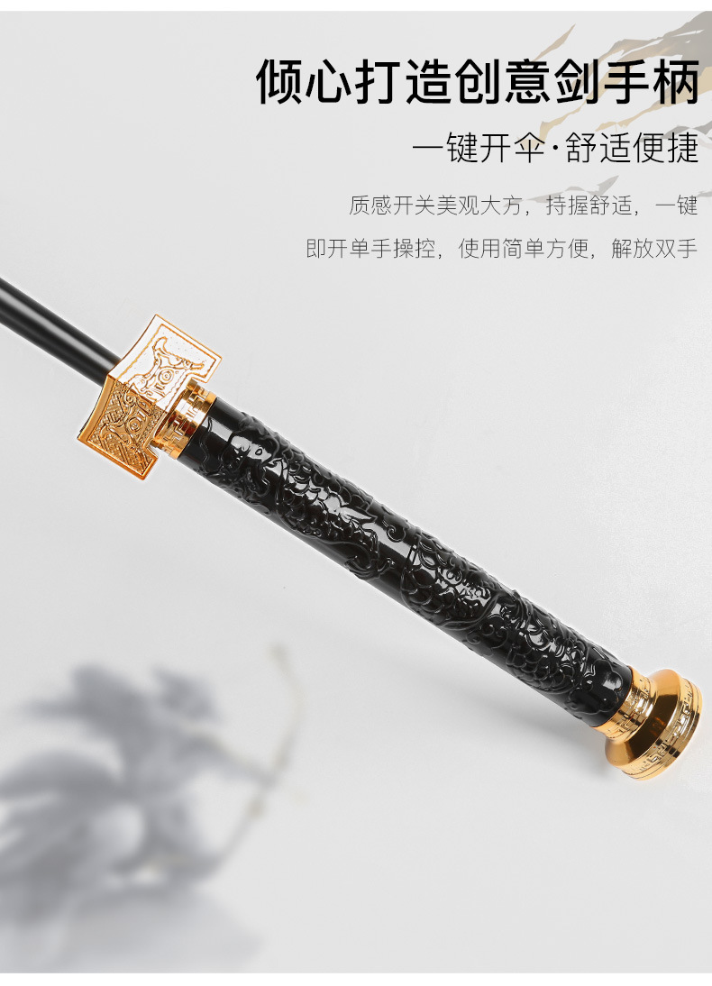 雨伞直杆伞双层长柄伞高尔夫伞广告伞商务礼品雨伞批发可印刷logo详情14